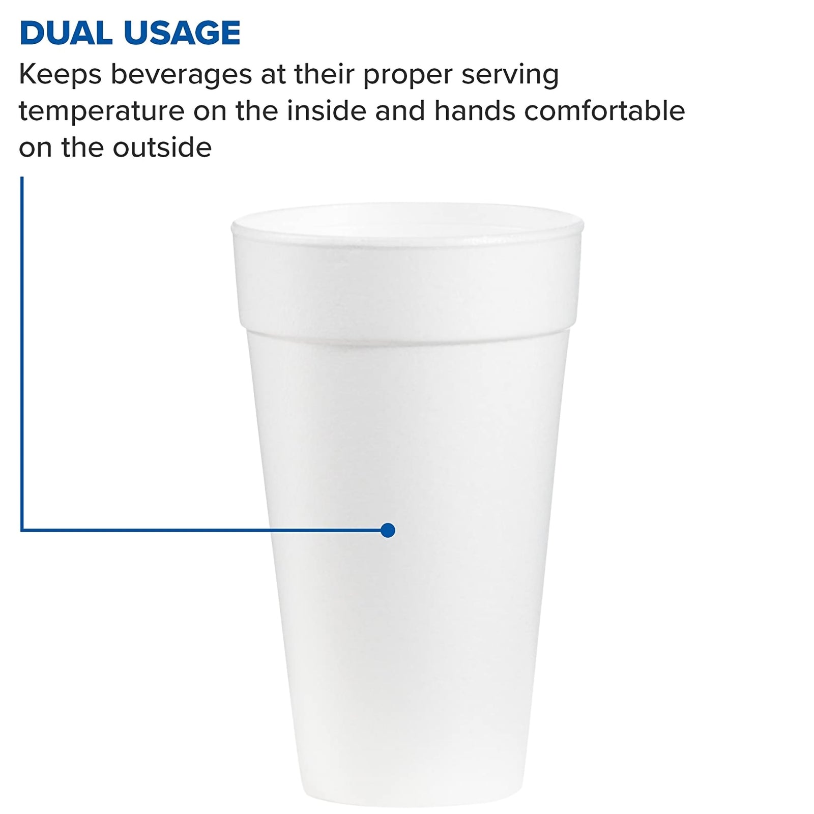 WinCup® Insulated Styrofoam Drinking Cup
