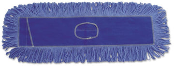 Boardwalk® 5 x 24 Inch Blue Looped-end Dust Mop Pad