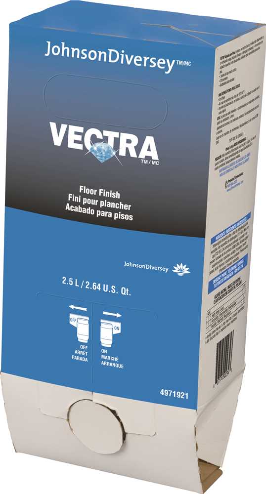 JohnsonDiversey Vectra Floor Finish, 2.5 L