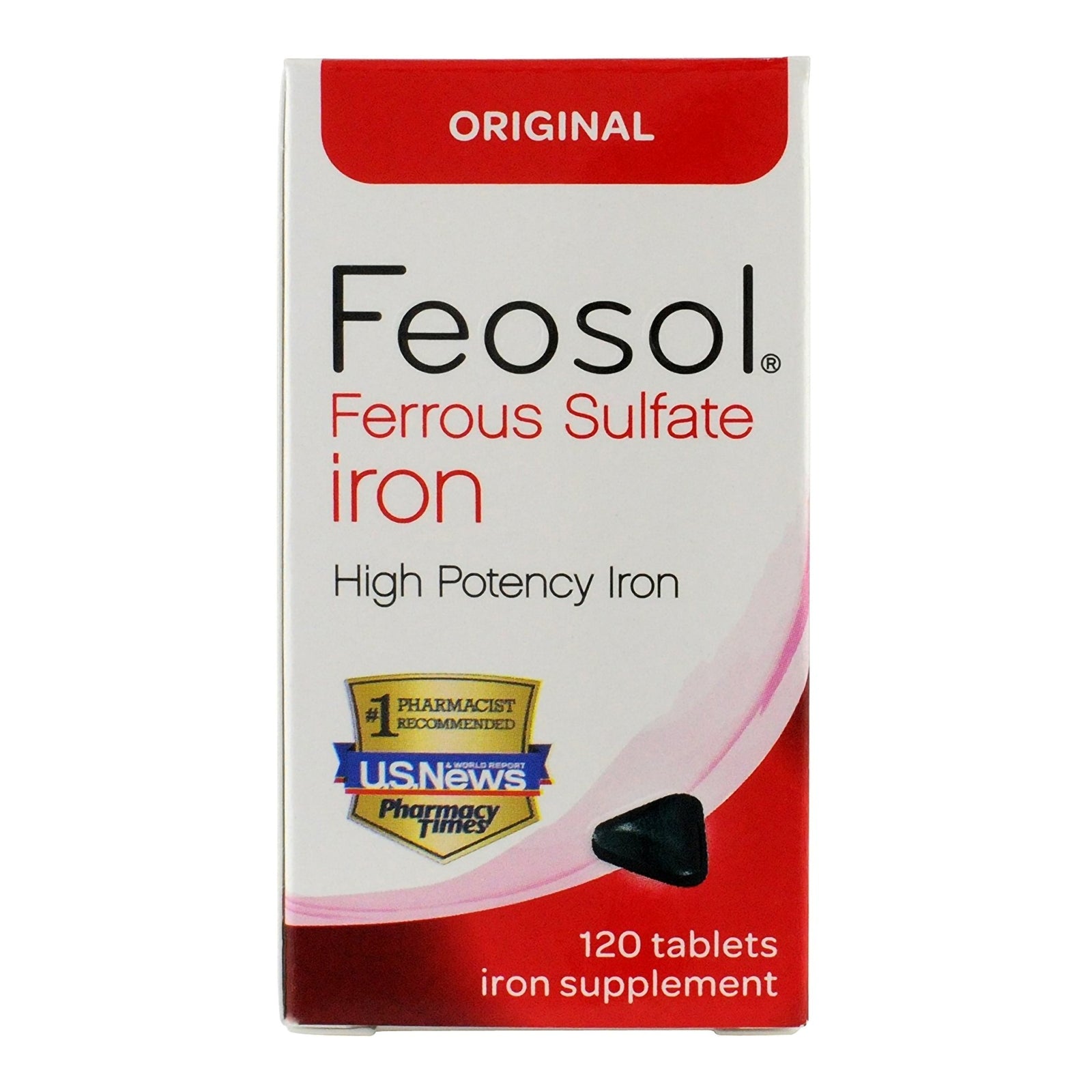 Feosol Iron 65 mg Tablets 120 per Bottle