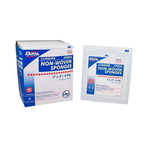 Clinisorb Nonwoven Sponge 3 x 3 Inch Sterile