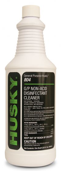 Canberra Husky 804 General Purpose Non-Acid Disinfectant Cleaner, 1 qt