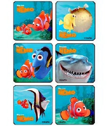 Disney Finding Nemo 2-1/2 Inch Stickers