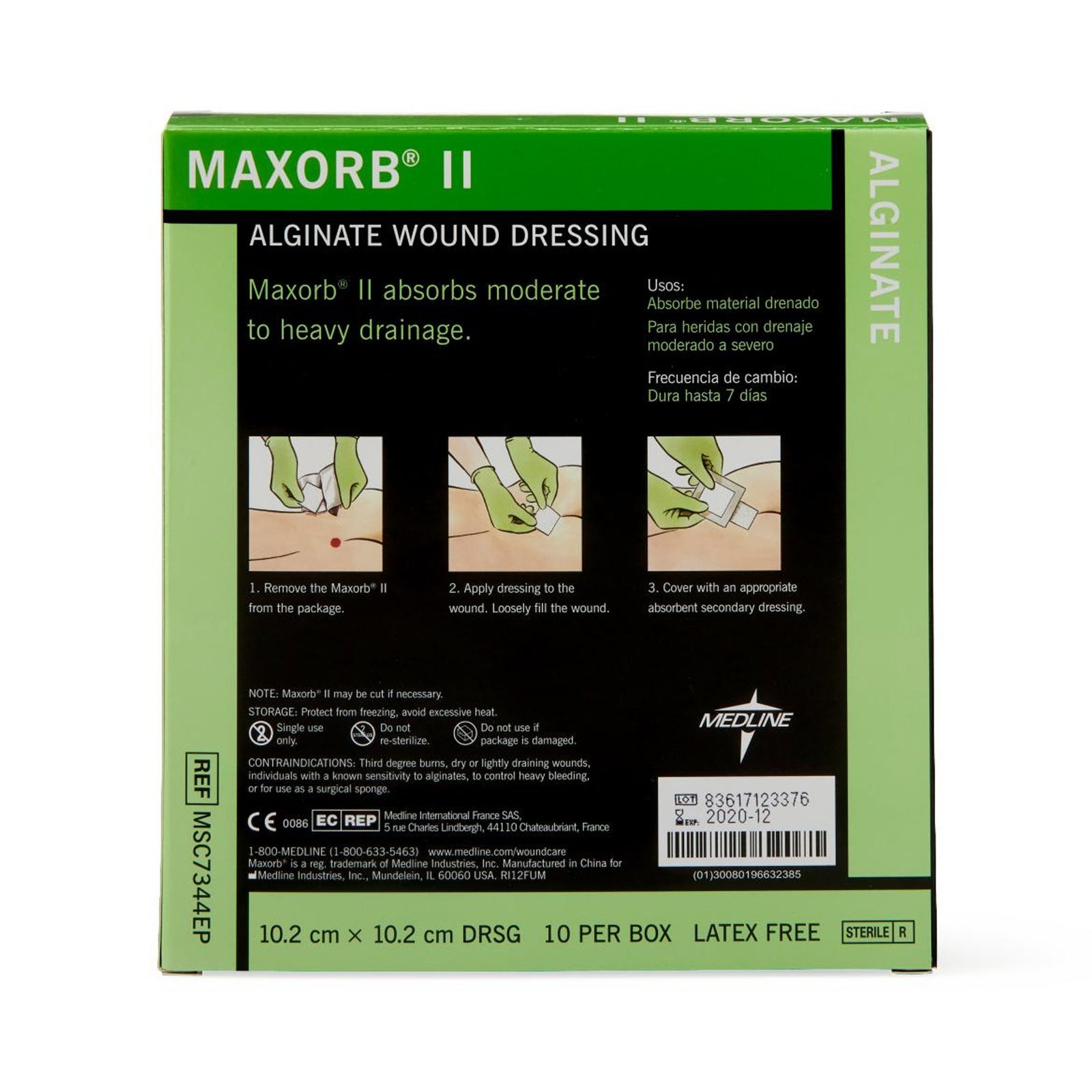 Maxorb II Calcium Alginate Dressing