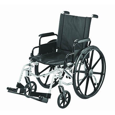 Merits Health Lightweight Manual Wheelchair, 20-Inch