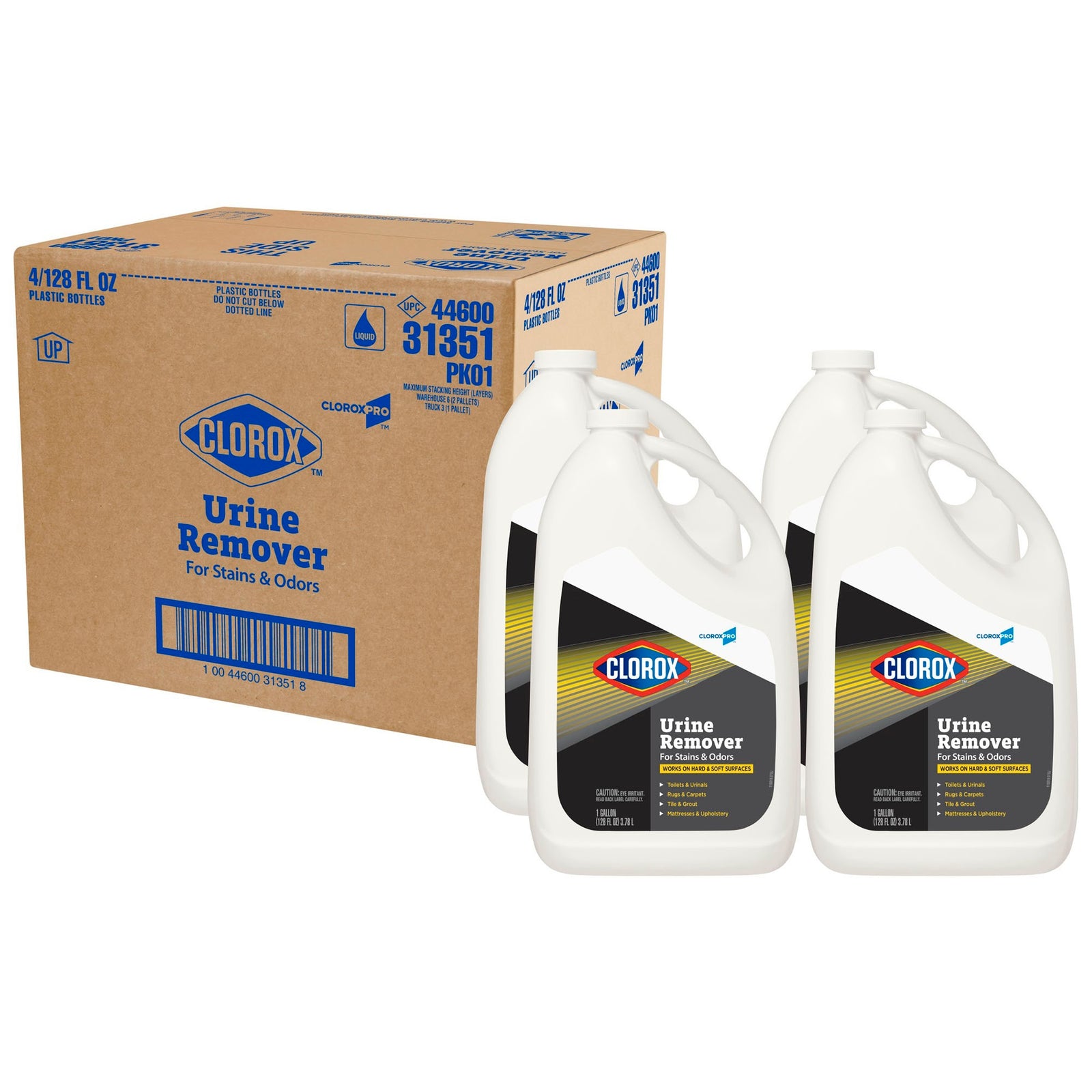 Clorox Commercial Solutions Urine Remover Peroxide Based Liquid 1 Gallon