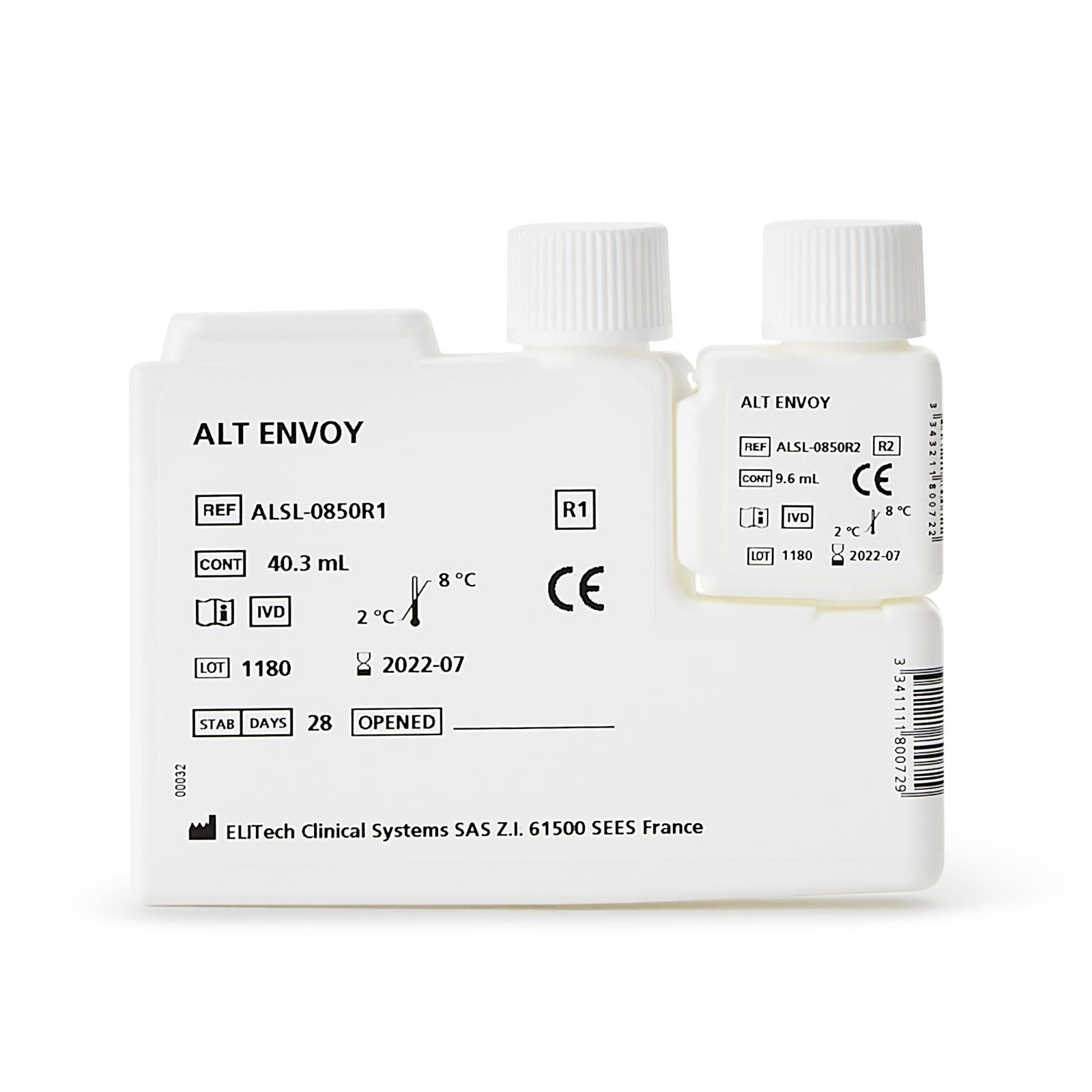 Envoy 500 ALT Reagent Kit - 1,200 Tests