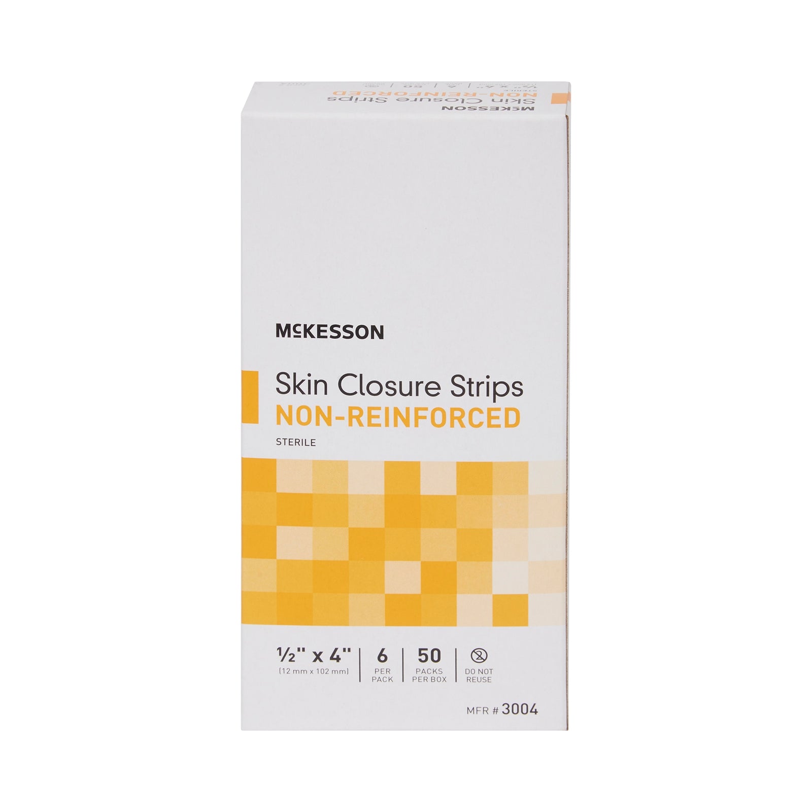 McKesson MedSurg Skin Closure Strip, Tan, 1/2 X 4 Inch