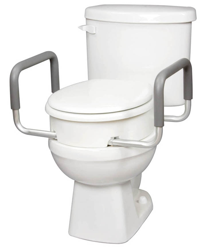 Carex Raised Toilet Seat with Arms
