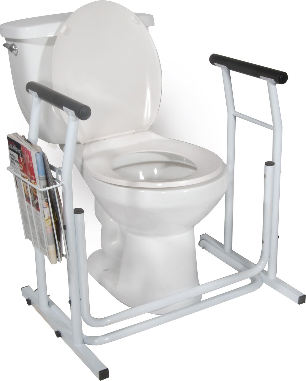 Drive™ White Toilet Safety Rail