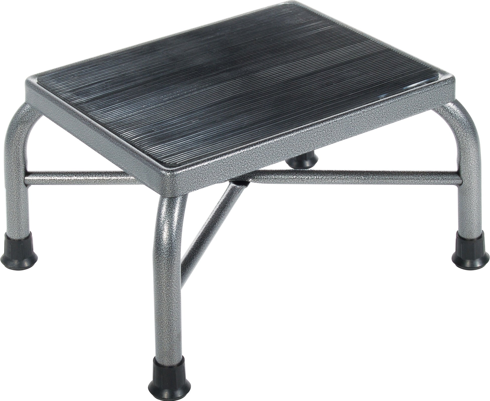 Bariatric 1-Step Stool with Handrail, 9" Height, 500 lb Capacity