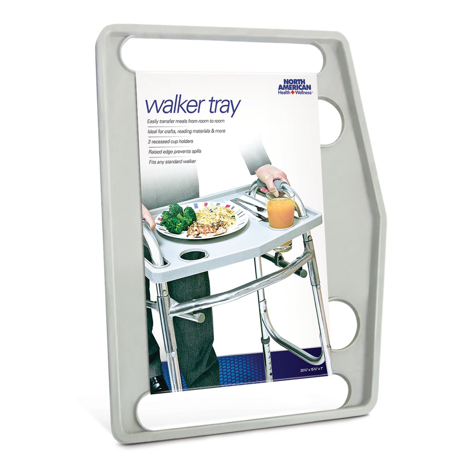 Jobar Walker Tray, Gray