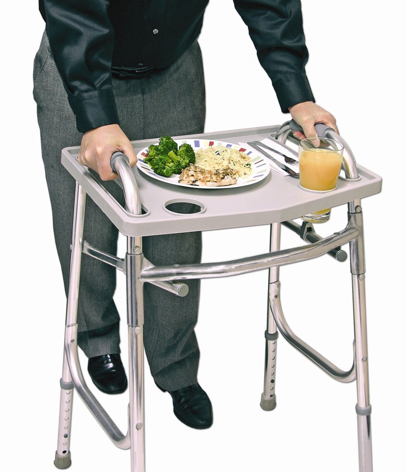 Jobar Walker Tray, Gray