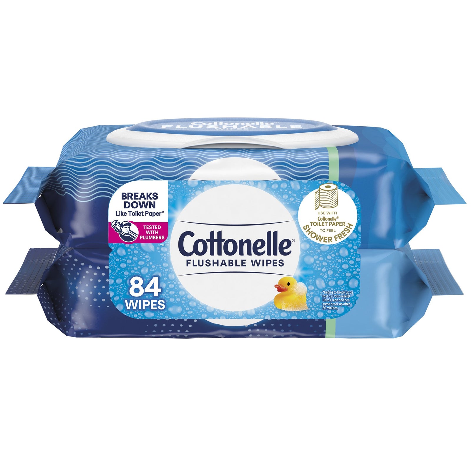 Cottonelle FreshCare Flushable Personal Wipes Soft Pack Refill
