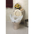 Ableware Lock-On™ Raised Toilet Seat with Arms - 5 Inch Height