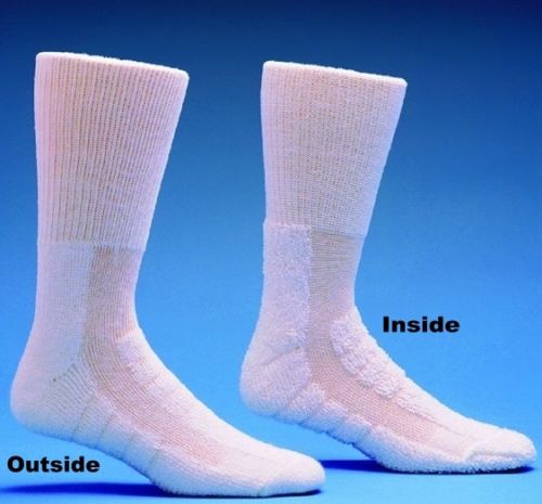 HealthDri™ Diabetic Socks Calf High Size 9-11 White