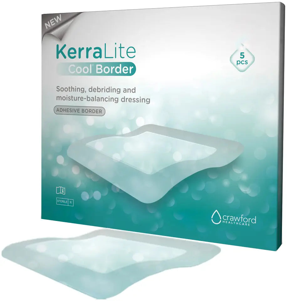 Solventum KeraLite Cool Border Hydrogel Dressing 4.3" x 4.3"