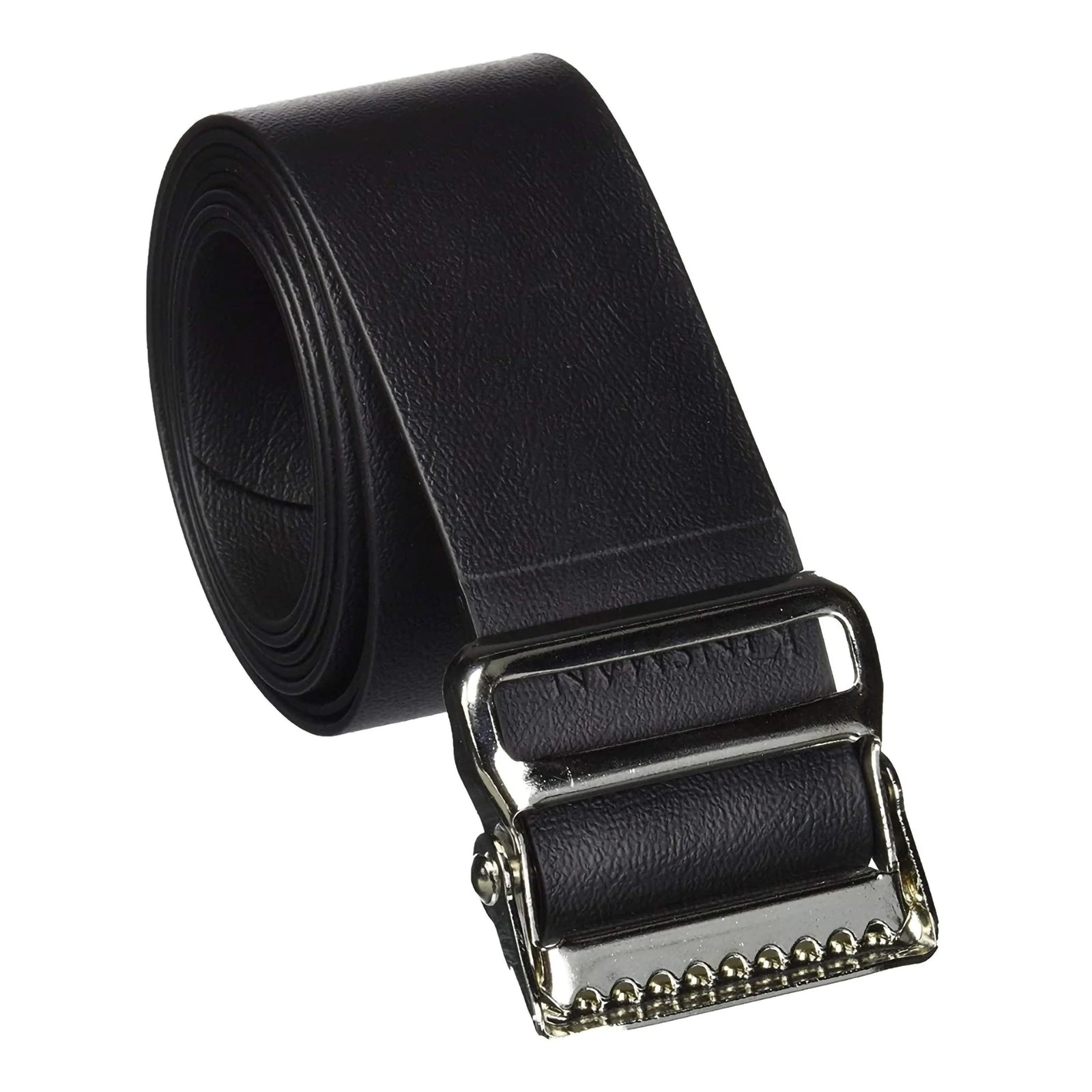 Easi-Care Gait Belt 72 Inch Length Black Vinyl Coated Webbing