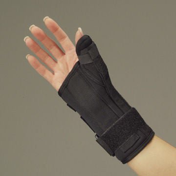 DeRoyal Foam Thumb/Wrist Splint, Right, Large, 8 Inch