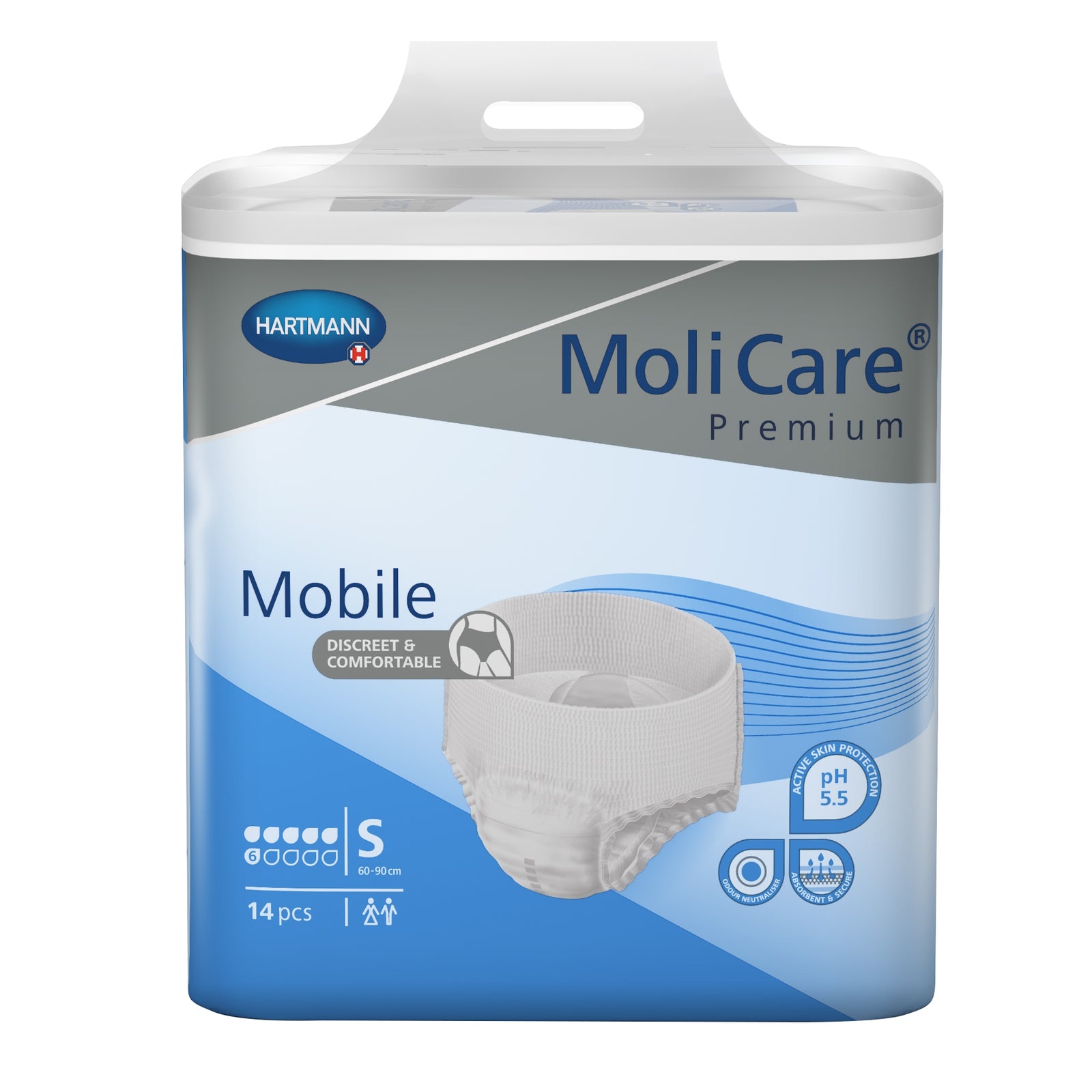 MoliCare Premium Mobile 6D Pull On Absorbent Underwear - Adult Small
