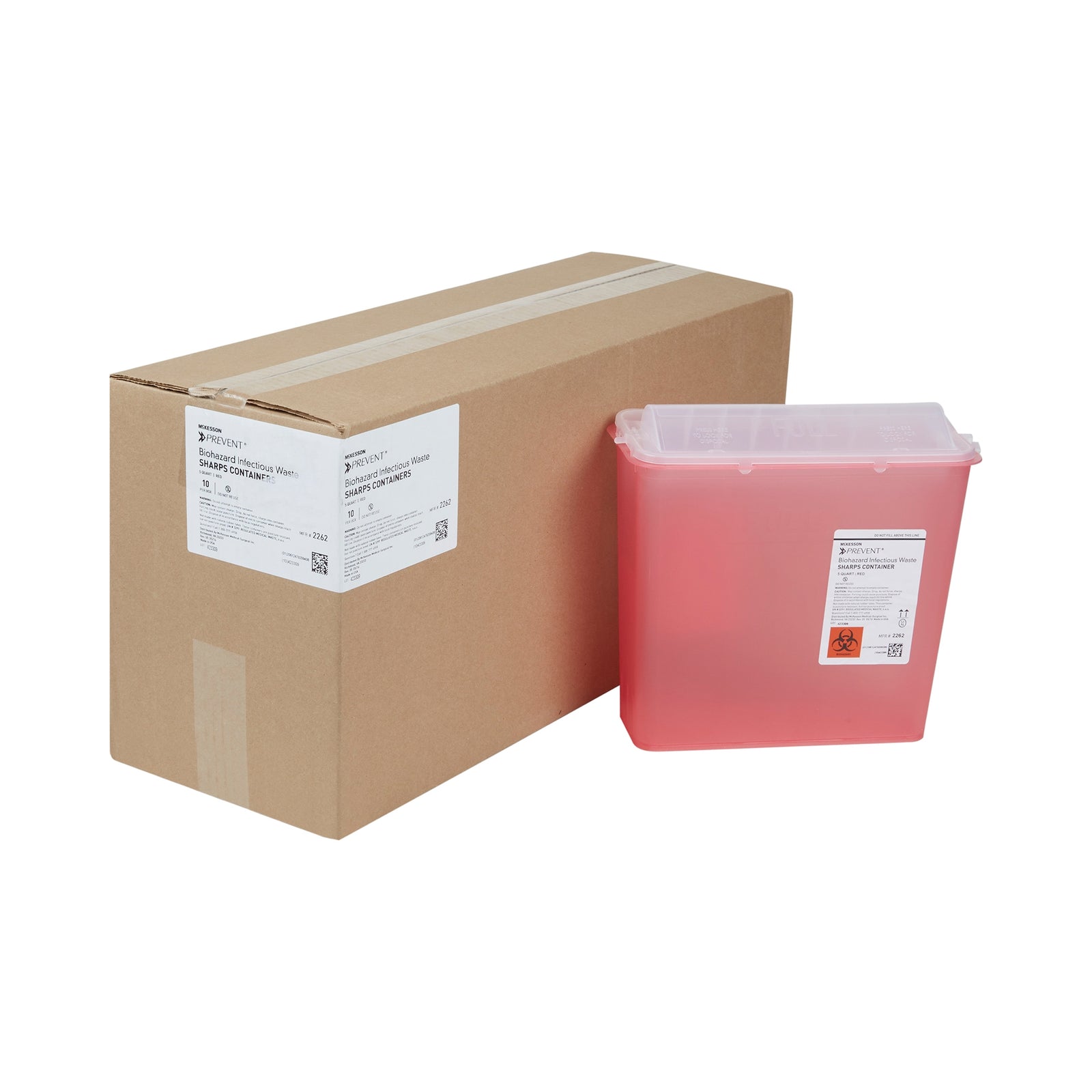 McKesson Prevent® Sharps Container with Horizontal Entry