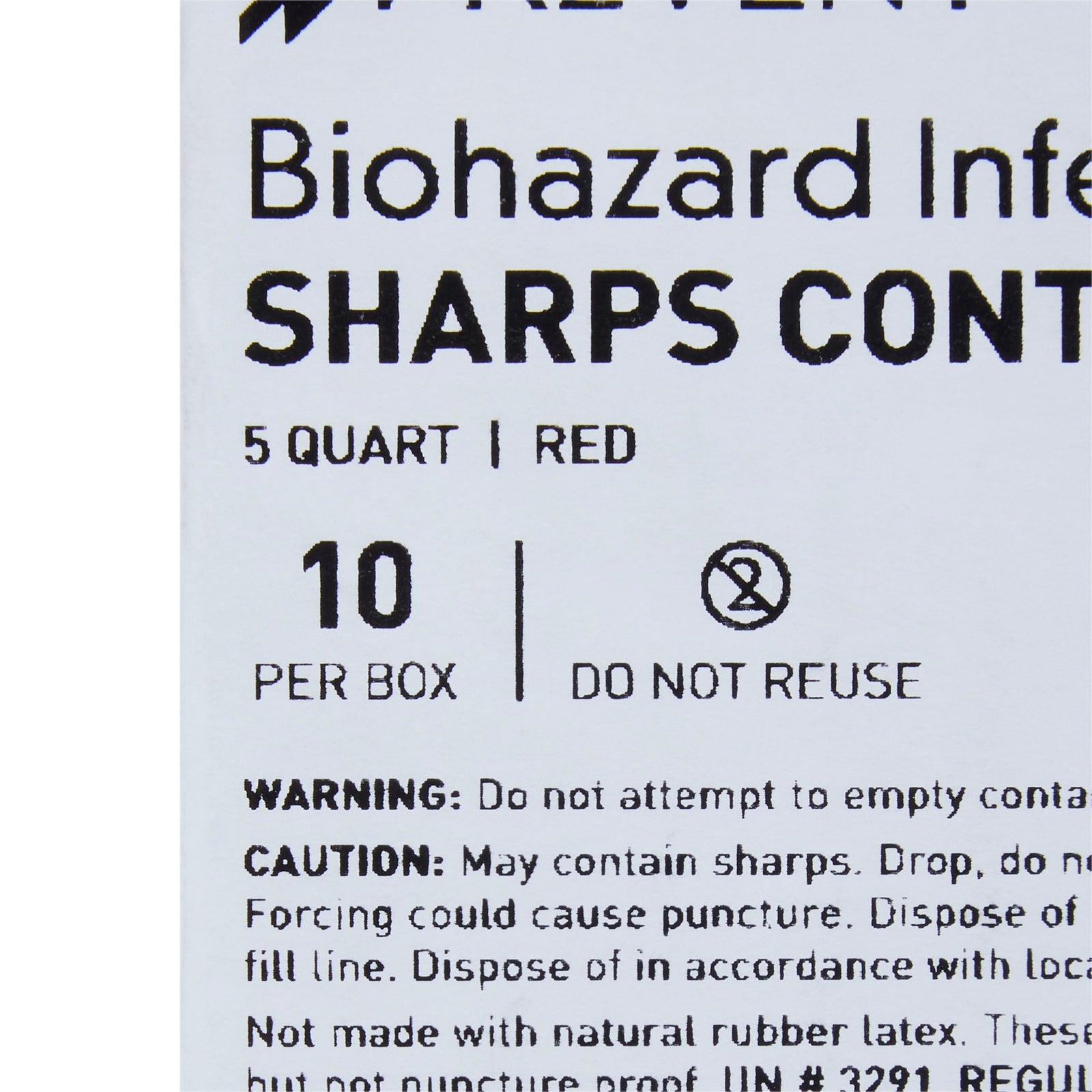 McKesson Prevent® Sharps Container with Horizontal Entry