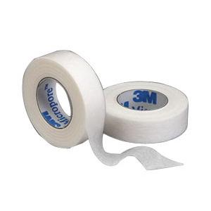 3M Micropore Hypoallergenic Paper Surgical Tape with Rayon Backing, Tan, Latex-Free