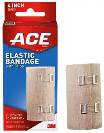 3M ACE Elastic Bandage with Metal Clips