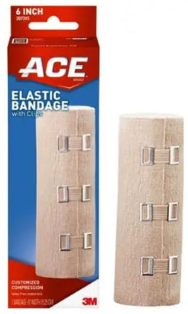 3M ACE Elastic Bandage with Metal Clips
