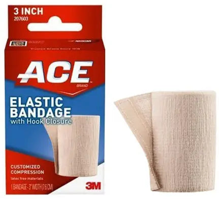 3M Ace Elastic Bandage with Hook Closure