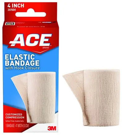 3M Ace Elastic Bandage with Hook Closure