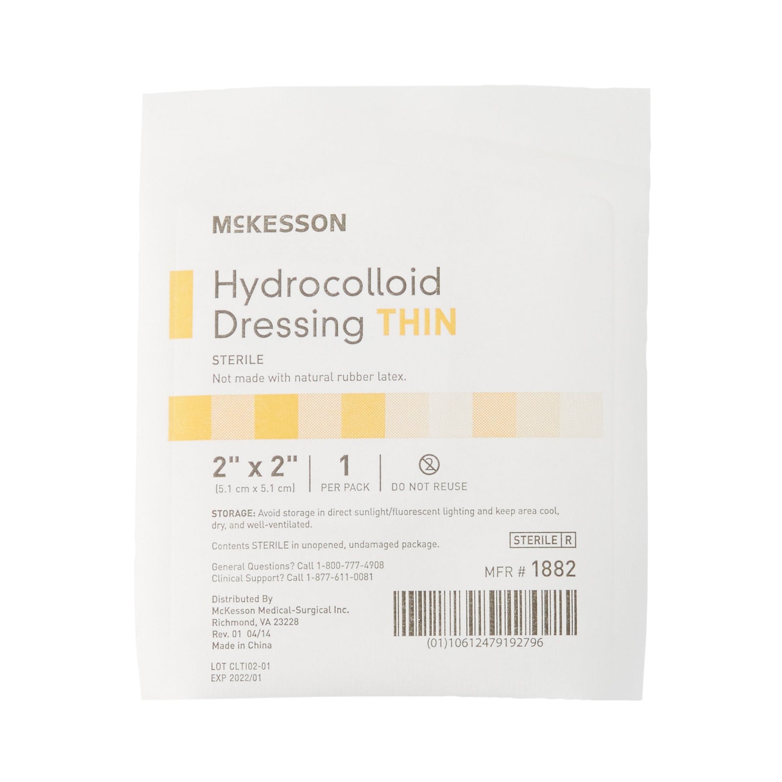 McKesson Thin Hydrocolloid Dressing