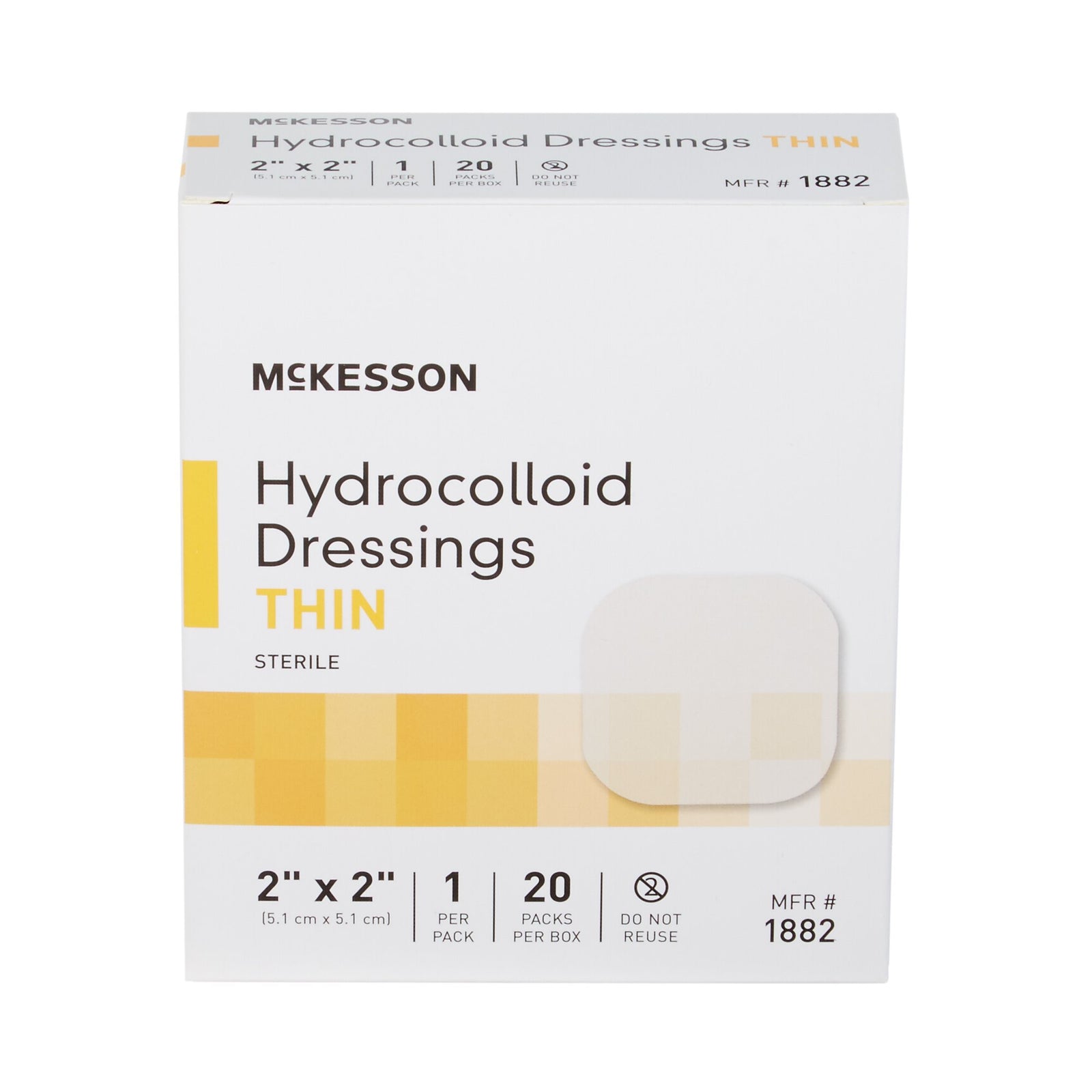 McKesson MedSurg Hydrocolloid Thin Strips
