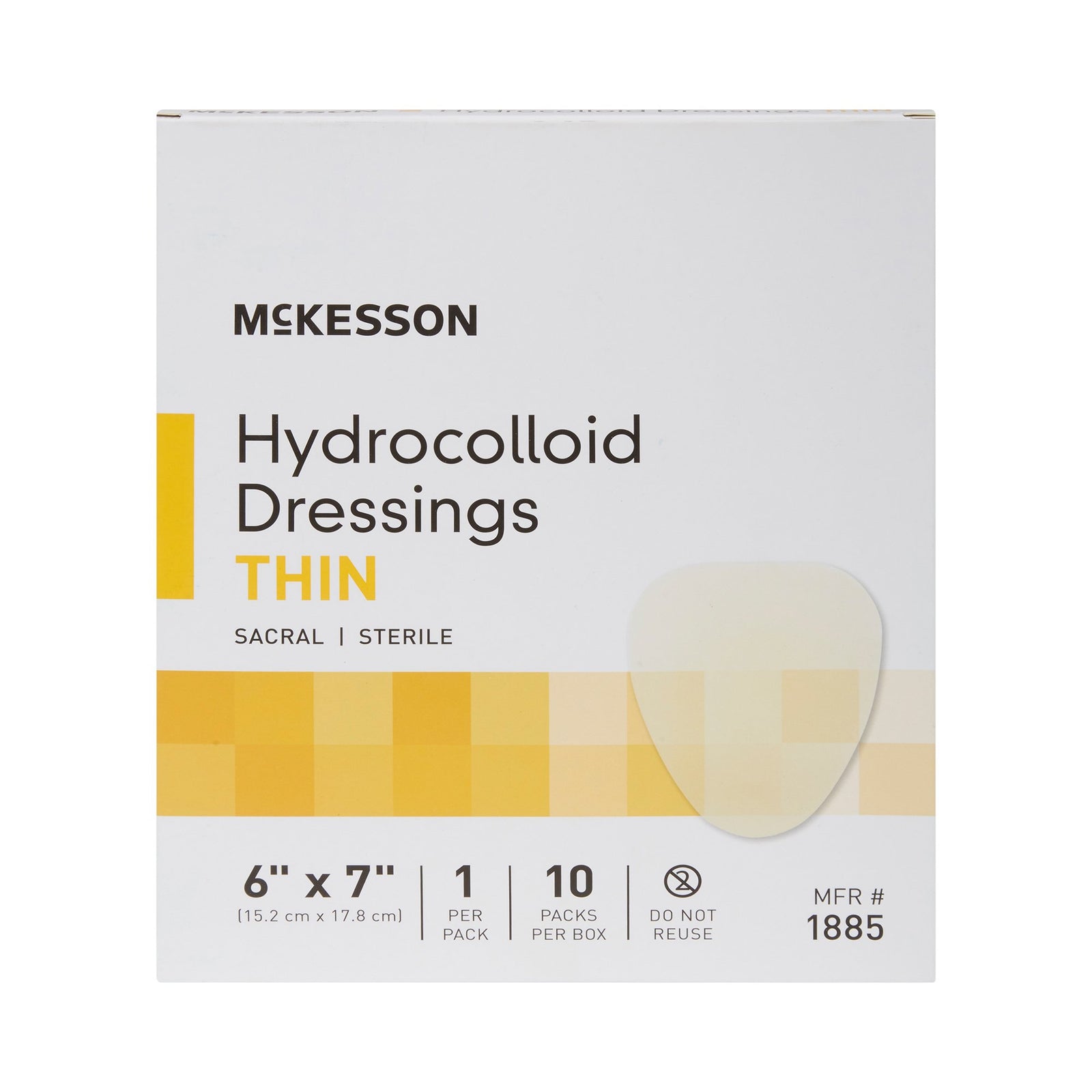 McKesson MedSurg Hydrocolloid Thin Strips