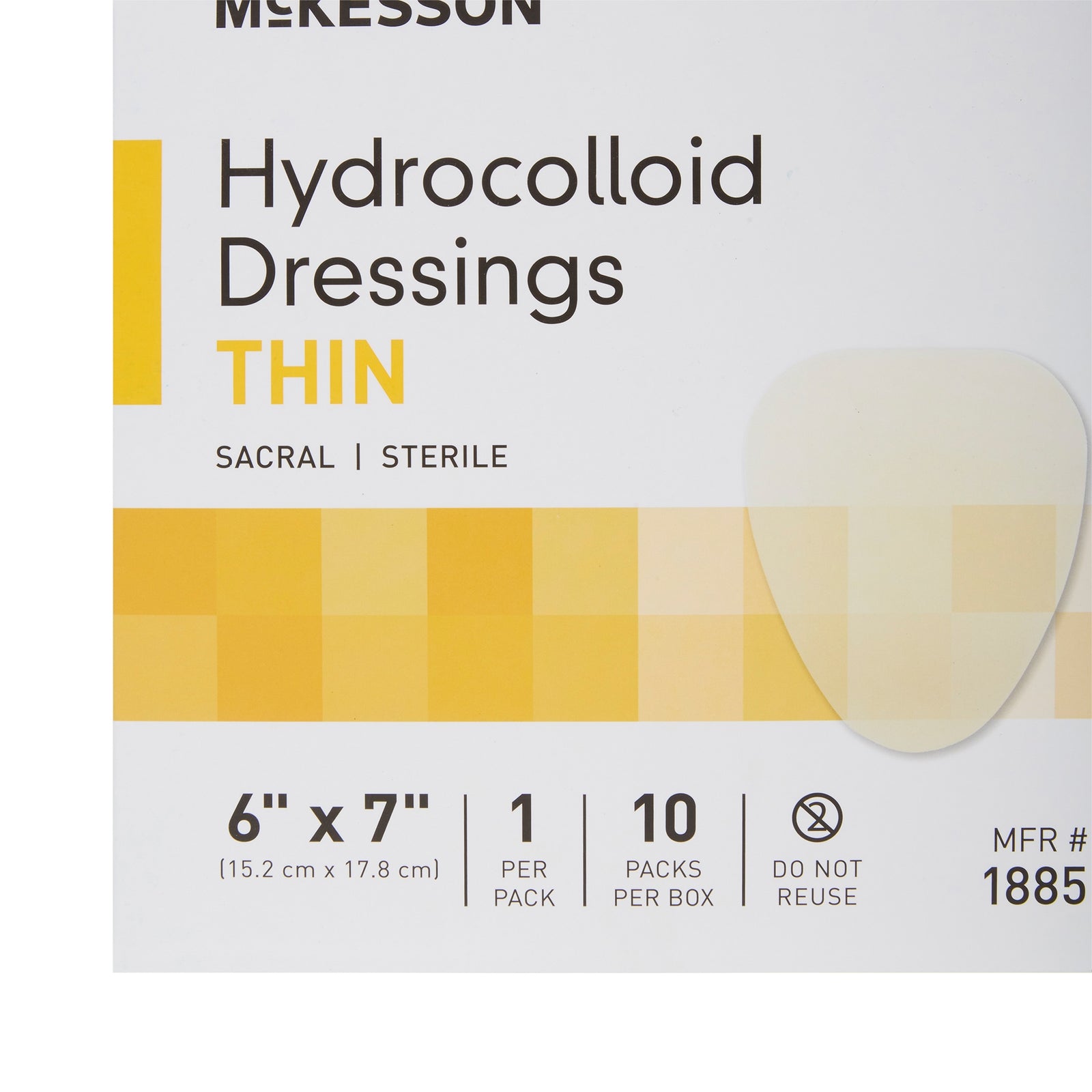 McKesson MedSurg Hydrocolloid Thin Strips