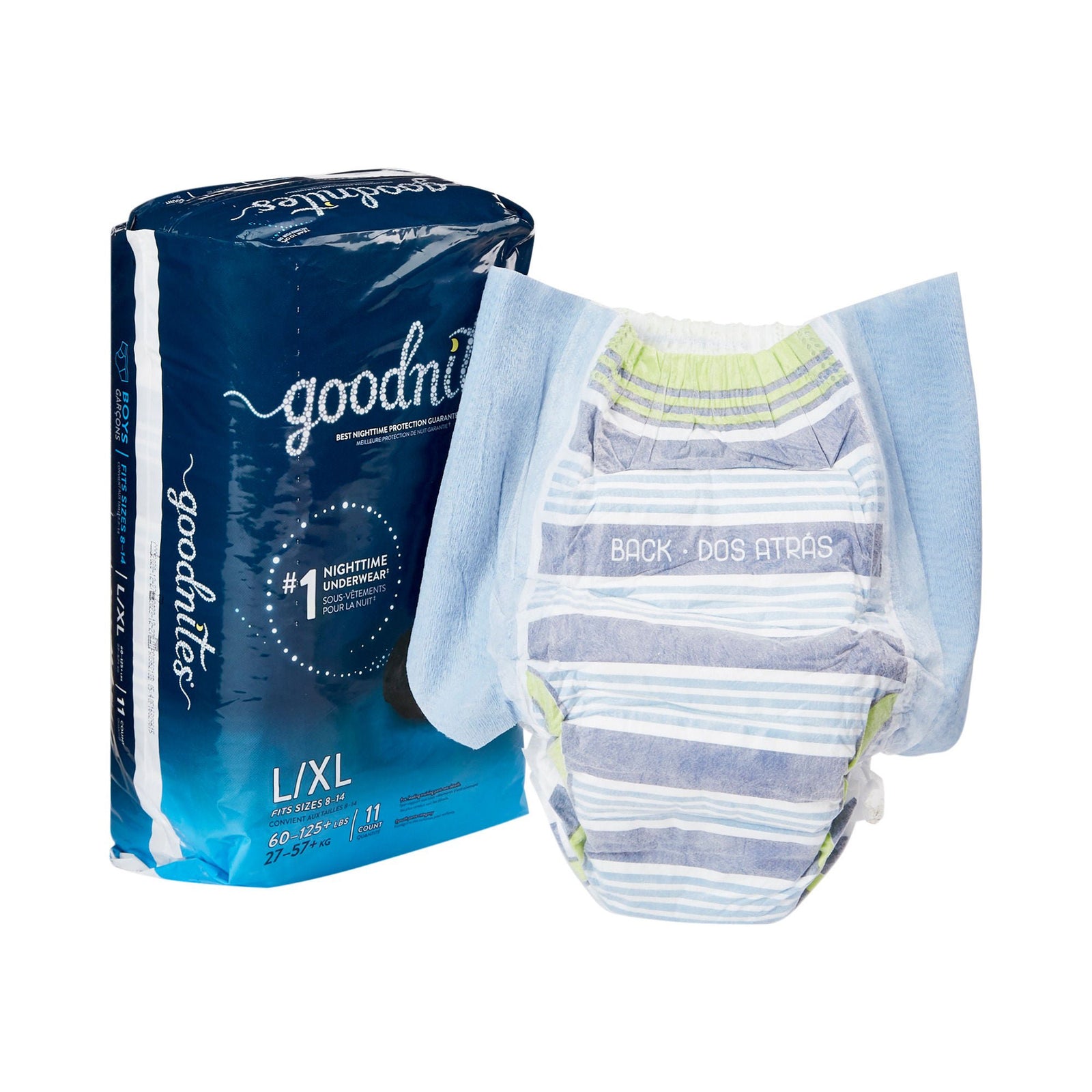 GoodNites Boys Nighttime Underwear, Large/Extra Large