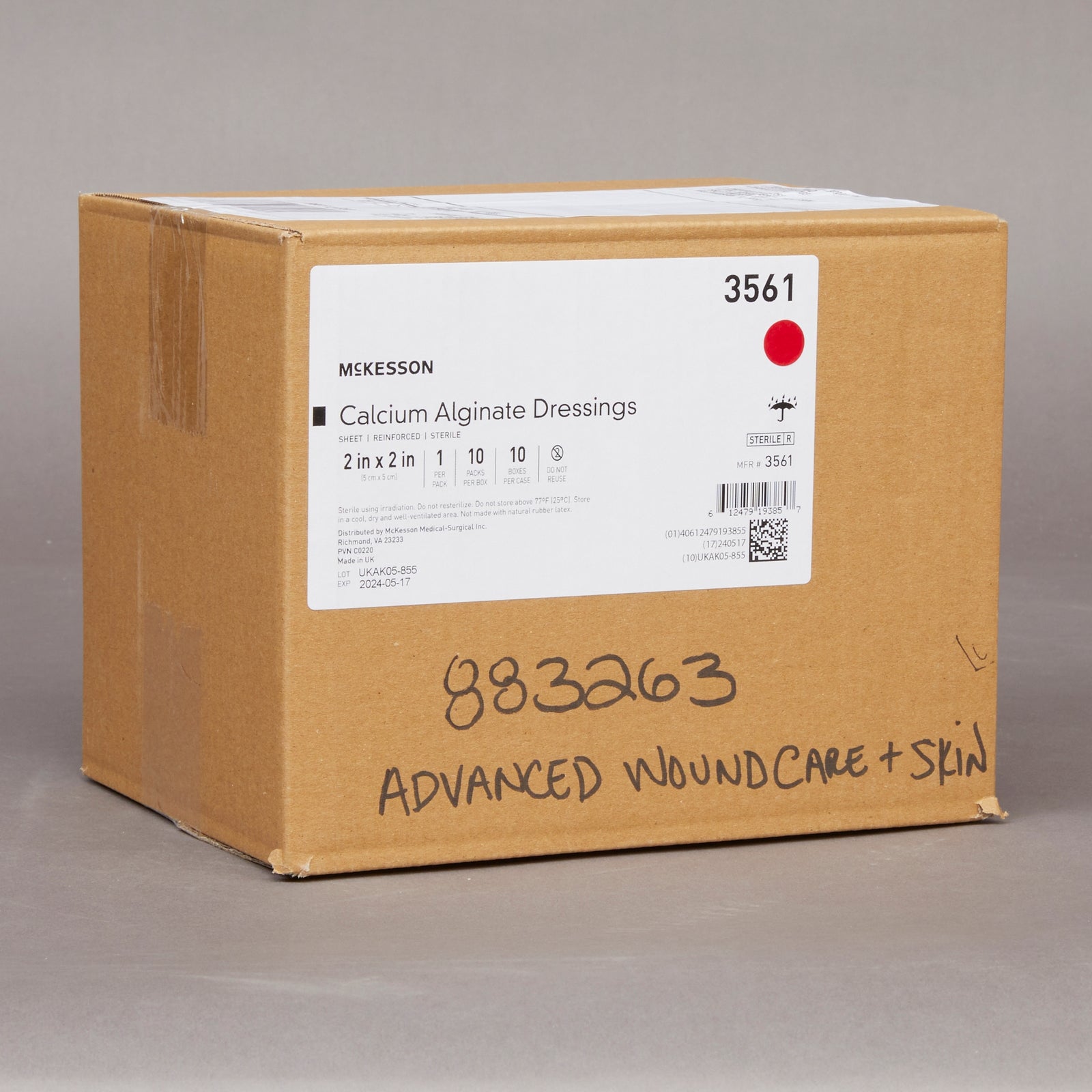 McKesson Calcium Alginate Dressing