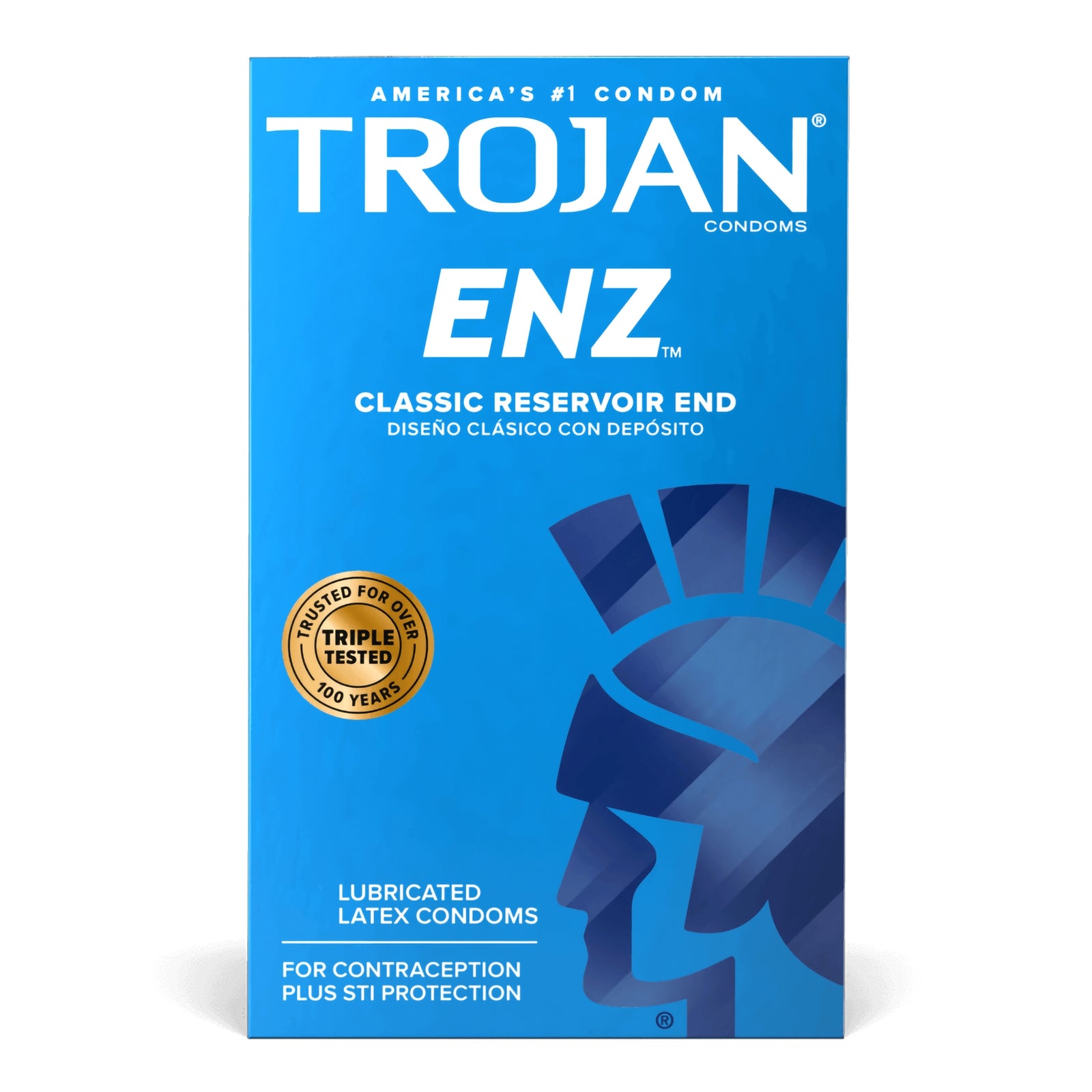 Trojan-Enz Lubricated Condoms One Size Fits Most