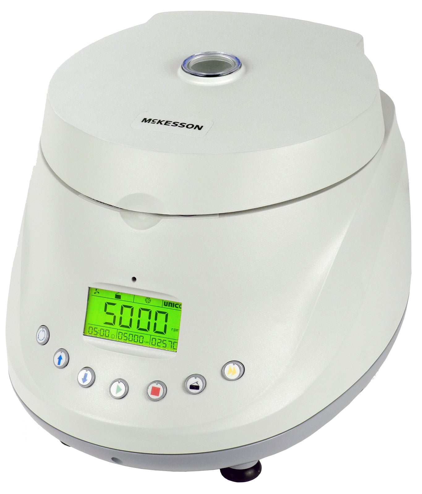 McKesson 6-Place Fixed Angle Rotor Centrifuge, 4,000 RPM / 1,850xG