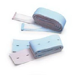 Fetal Monitor Belt 2 x 48 Inch White Polyester Disposable