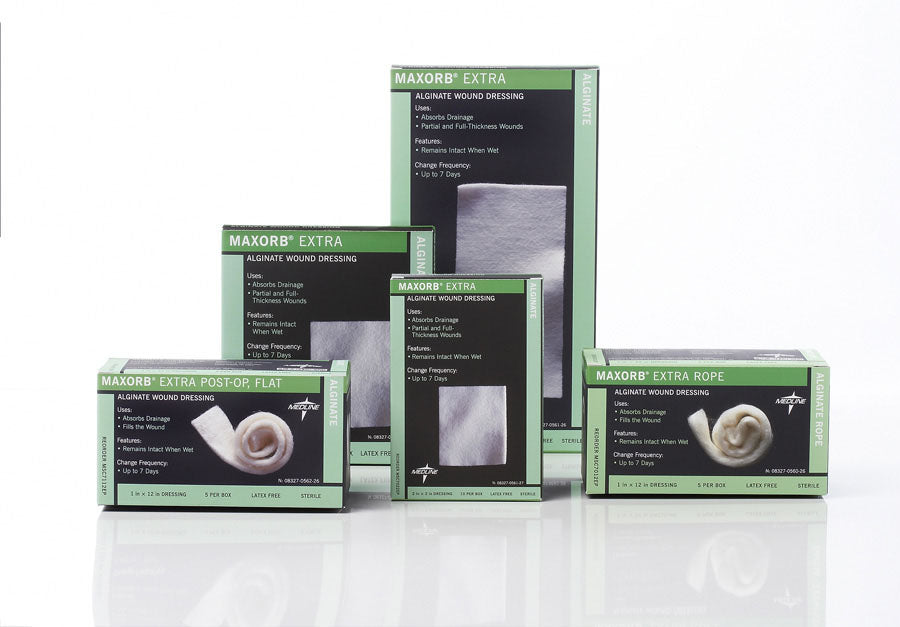 Maxorb® Extra Calcium Alginate / CMC Rope Dressing