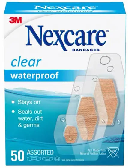 3M Nexcare Waterproof Bandages - Assorted Sizes