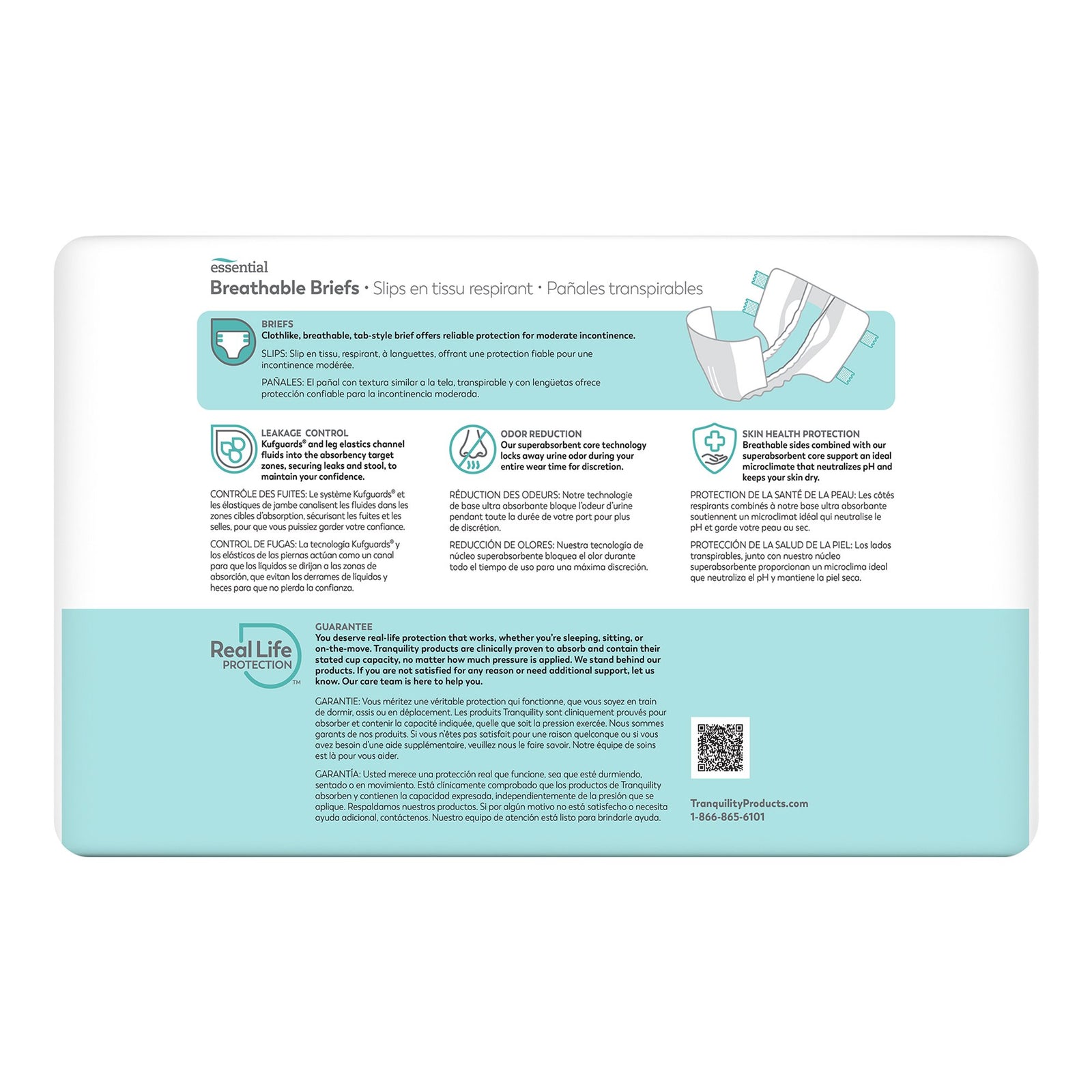 Tranquility Essential Adult Incontinence Briefs X-Large