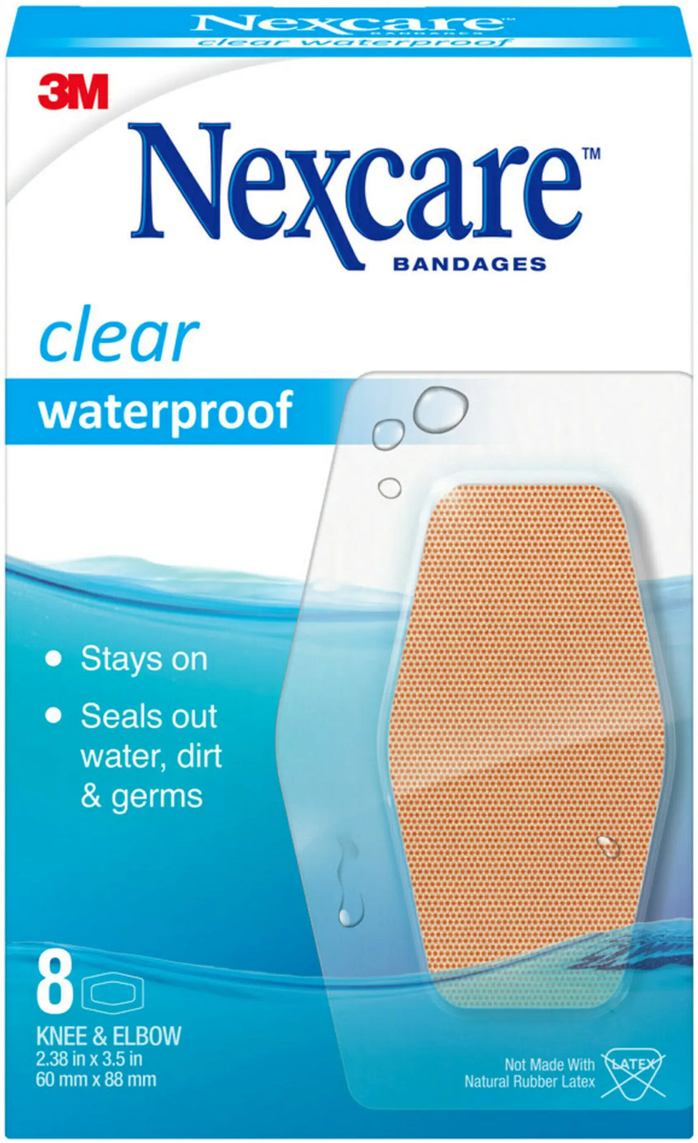 3M Nexcare Waterproof Bandages - Assorted Sizes