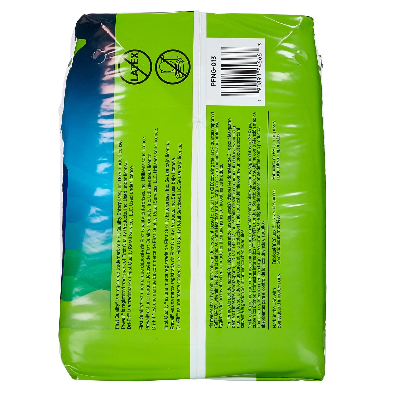 Prevail Per-Fit 360° Adult Incontinence Briefs - Size 2 Large, Heavy Absorbency