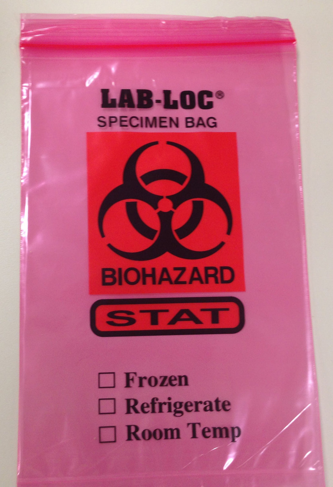 Elkay Plastics Seal-N-Rip Specimen Transport Bag with Document Pouch