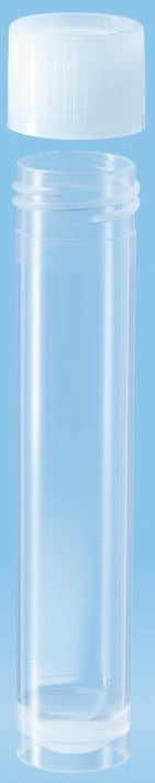 Sarstedt 7 mL Polypropylene Centrifuge Tube with Screw Cap - Case of 1000