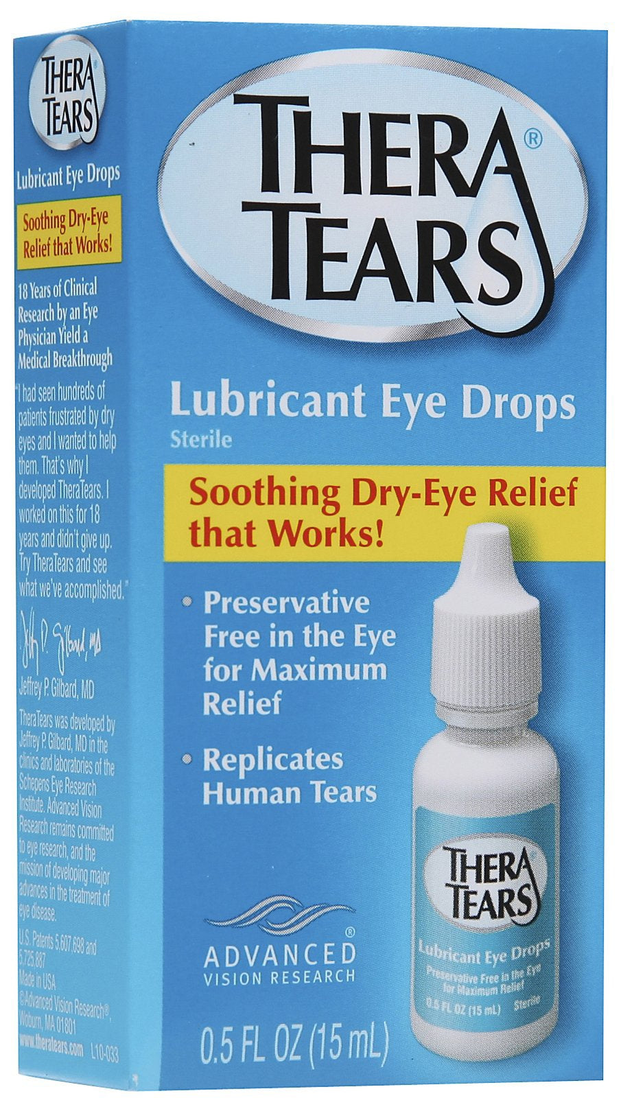 Eye Lubricant TheraTears® dry eye therapy Eye Drops