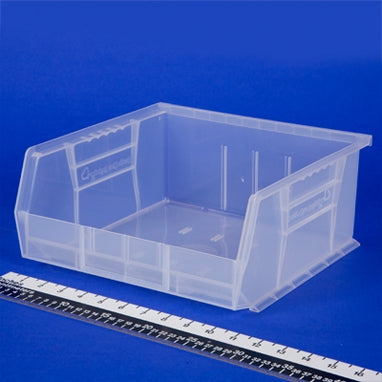 HCL Super Tough Clear Plastic Storage Bin 5 x 10-7/8 x 11 Inch