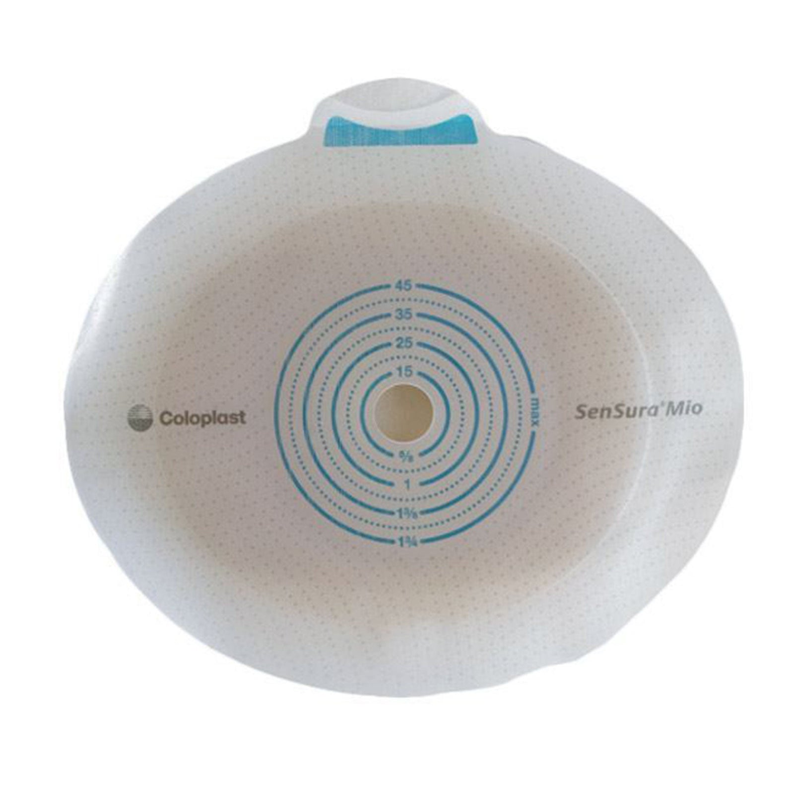 Coloplast SenSura Mio Click 2-Piece Non-Convex Ostomy Barrier, 60 mm Flange, 1-9/16 in Opening